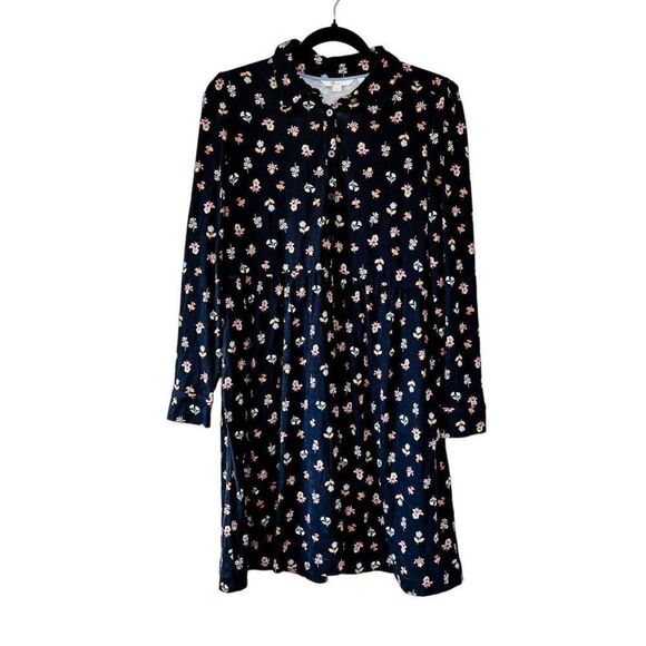 Boden Dresses & Skirts - Boden Long Sleeve Black Floral Dress, Size 8R